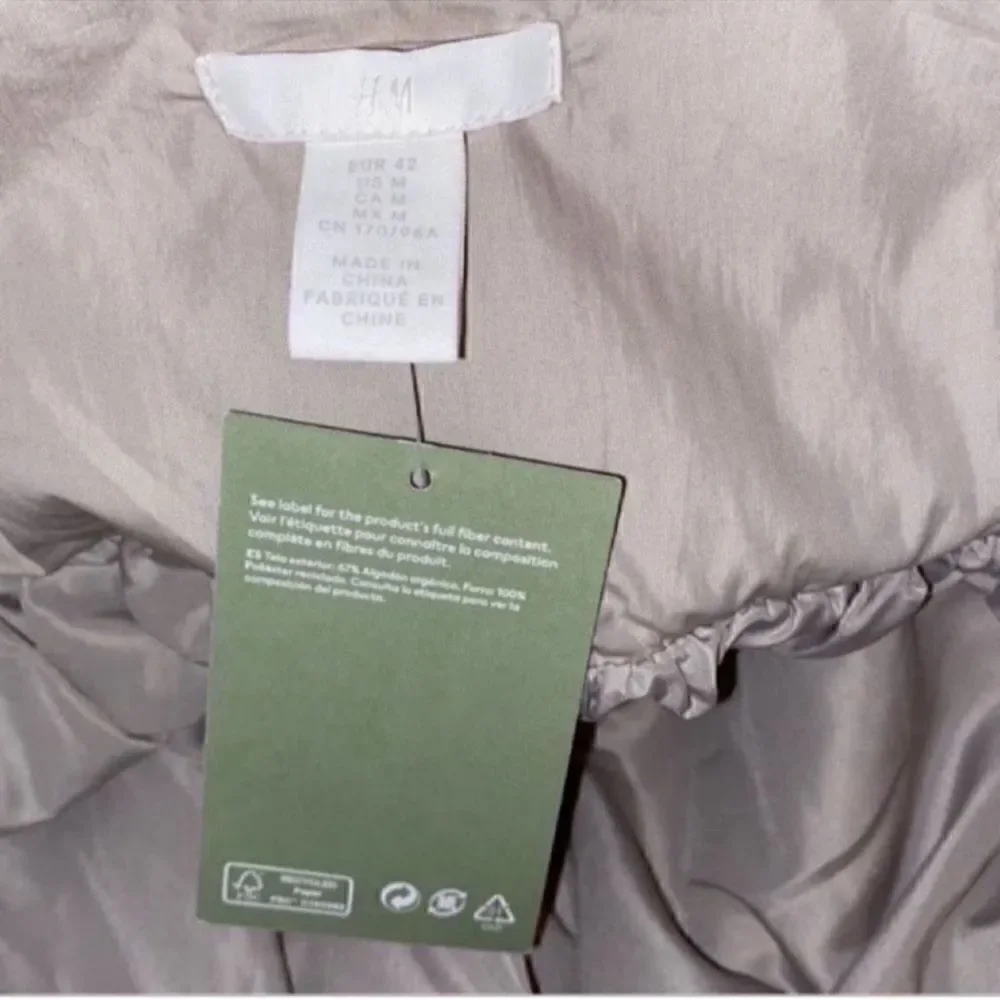 H&M Light Taupe Mini Dress (Size Medium)